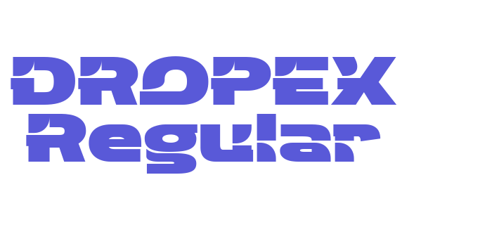 DROPEX Regular Font Download