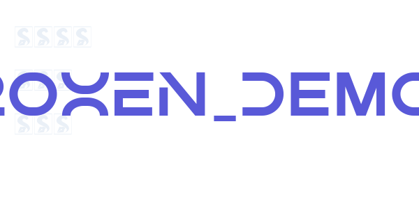 DROXEN_Demo font free