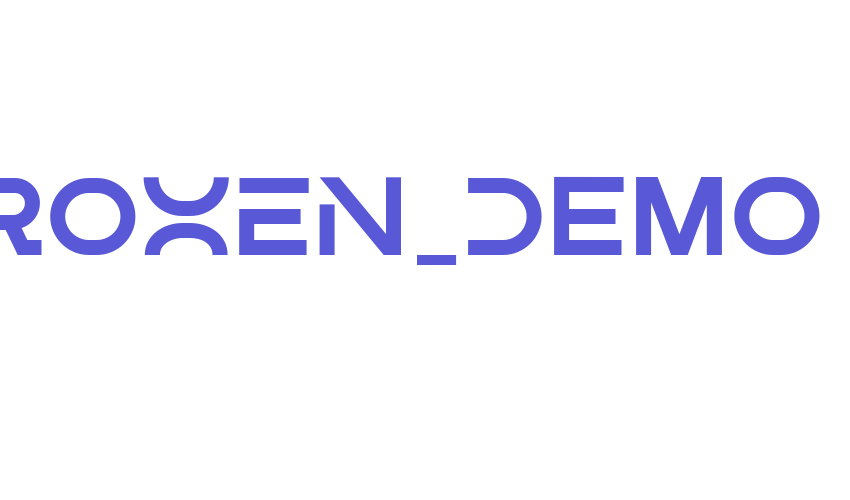 DROXEN_Demo Font Download