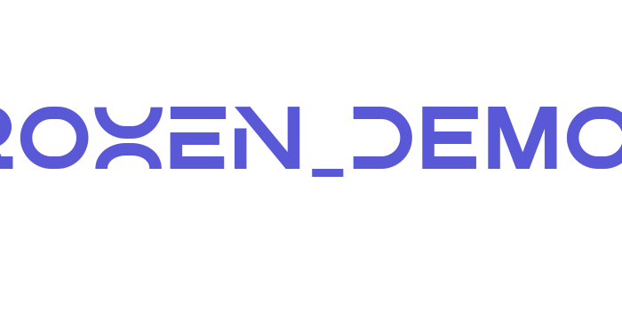 DROXEN_Demo Font Download