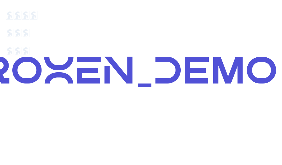 DROXEN_Demo-font-download