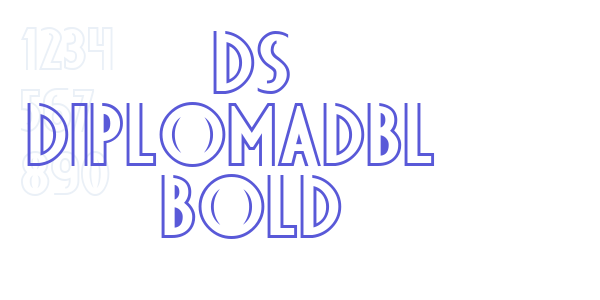 DS DiplomaDBL  Bold font