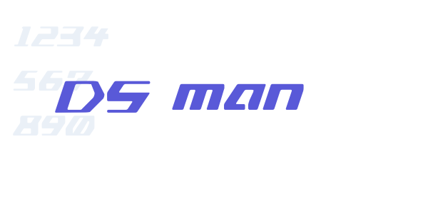 DS man font free