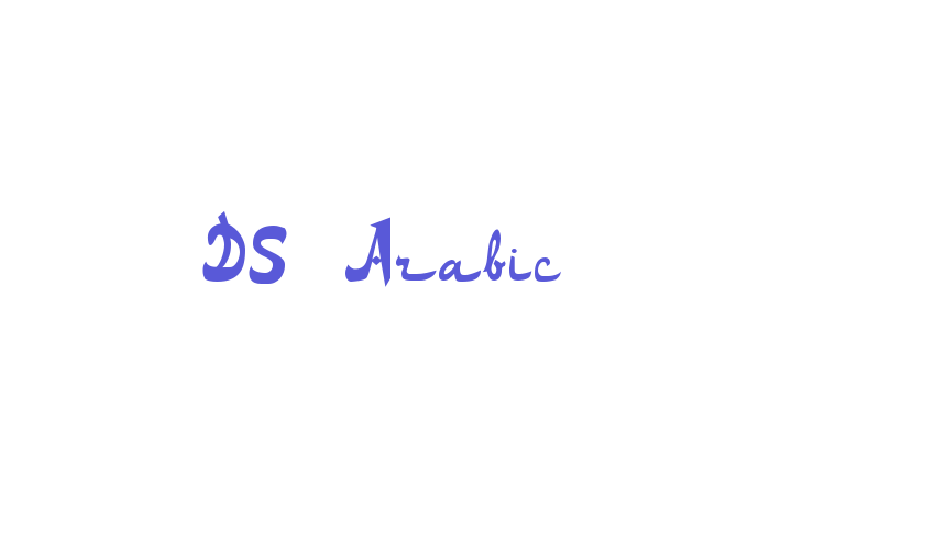 DS Arabic Font Download