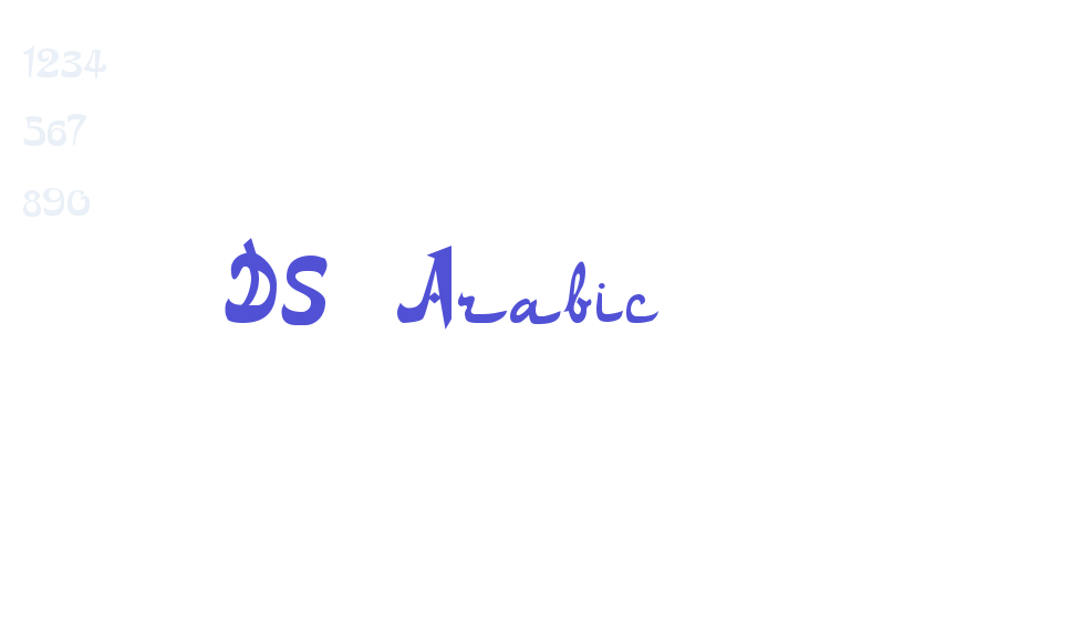 DS Arabic-font-download