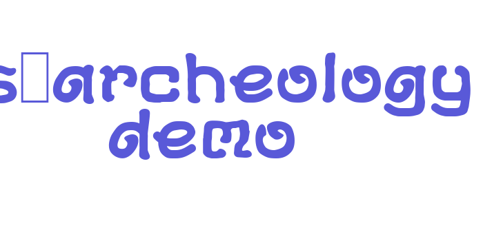 DS-Archeology Demo Font Download