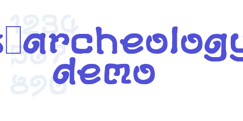 DS-Archeology Demo-font-download