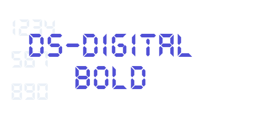DS-Digital Bold-font-download