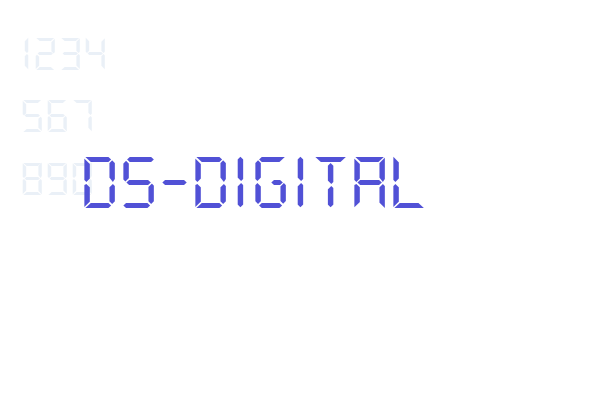 DS-Digital Font Download