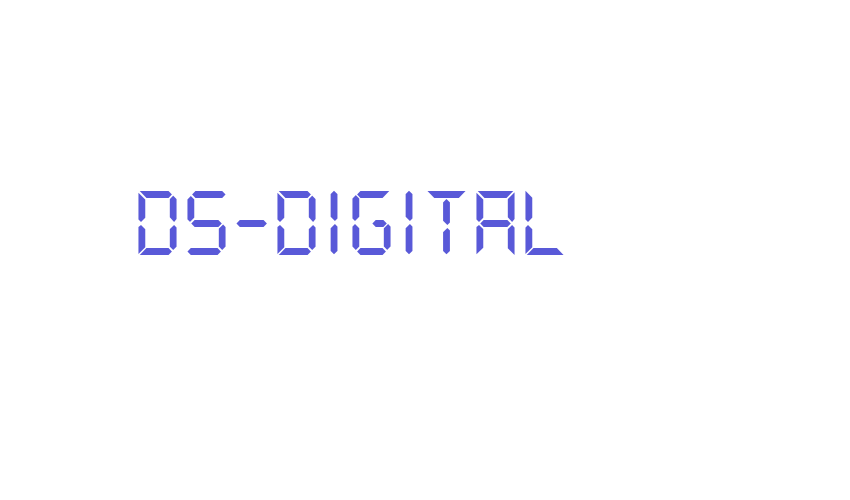 DS-Digital Font Download