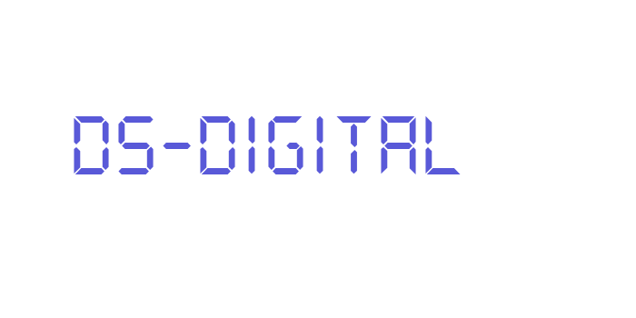 DS-Digital Font