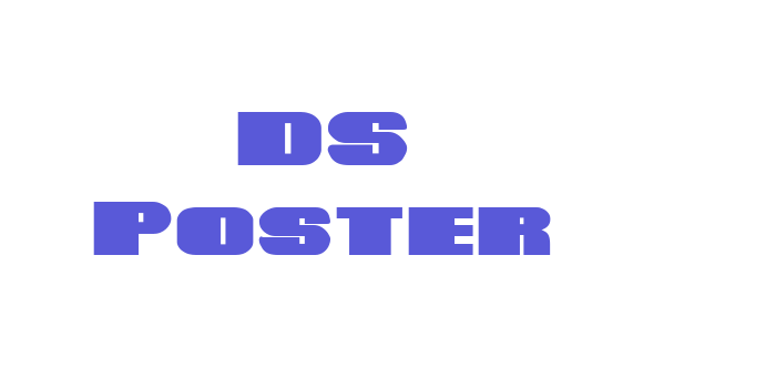 DS Poster Font Download