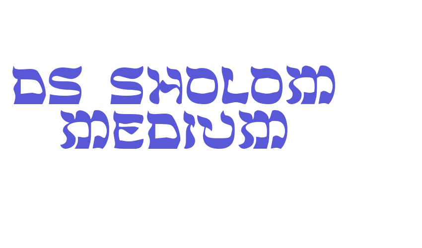 DS Sholom Medium Font