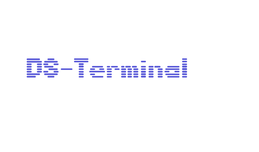 DS-Terminal Font Download