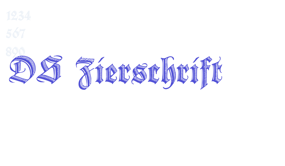 DS Zierschrift-font-download