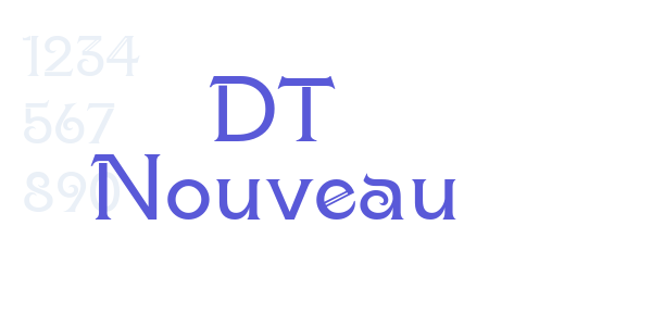 DT Nouveau font free