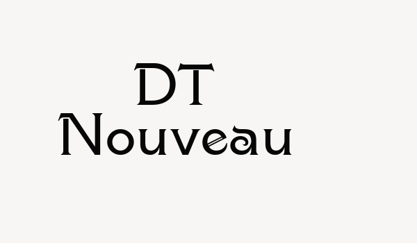 DT Nouveau Font