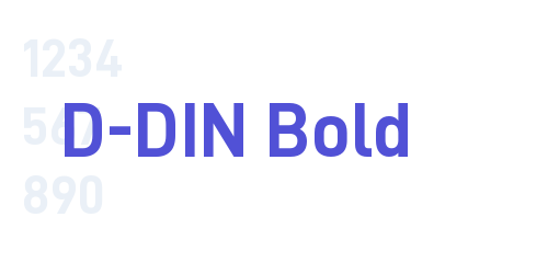 D-DIN Bold