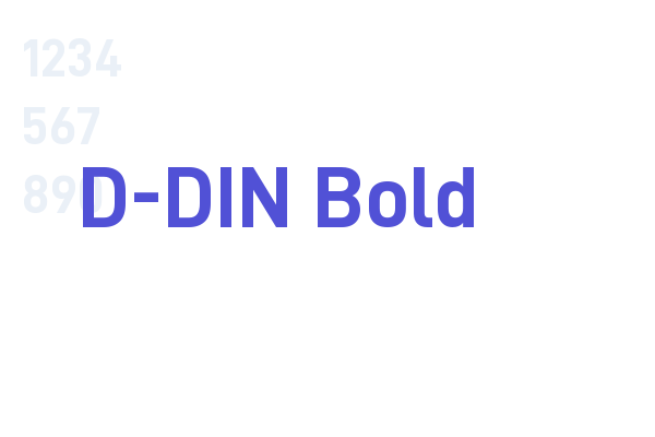 D-DIN Bold