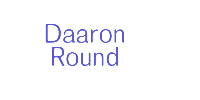 Daaron Round Font Download