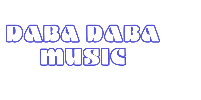 Daba Daba Music Font Download