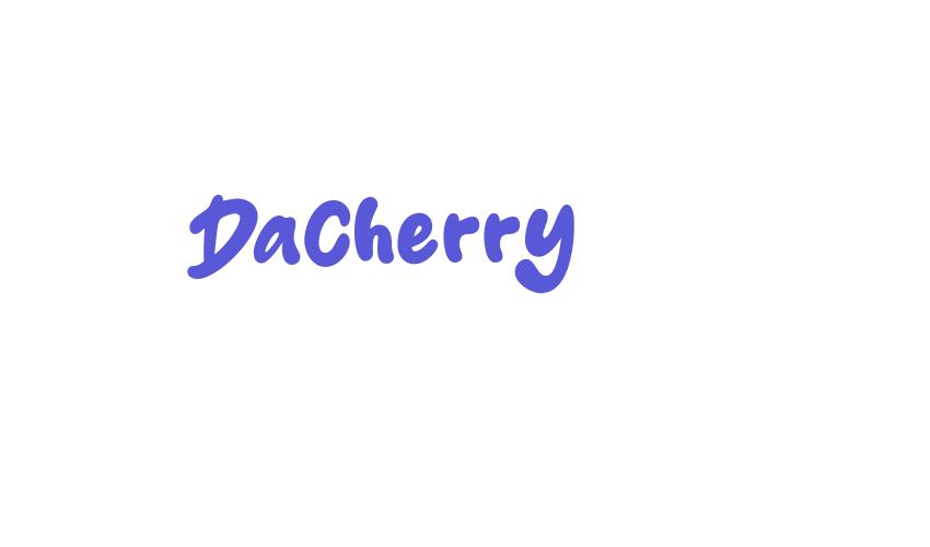 Dacherry Font Download