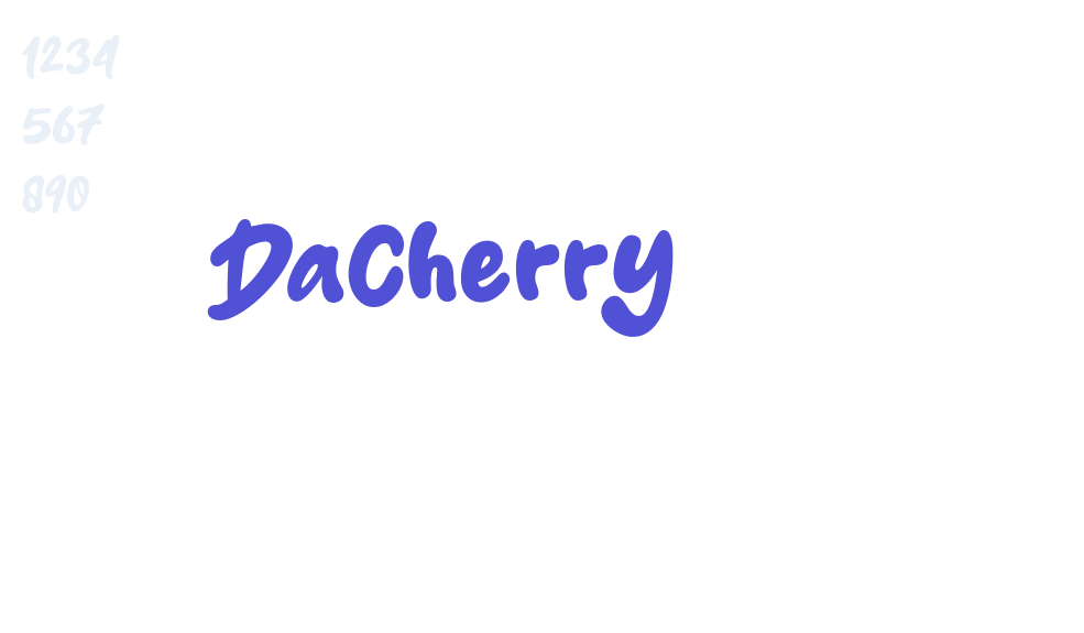 Dacherry-font-download