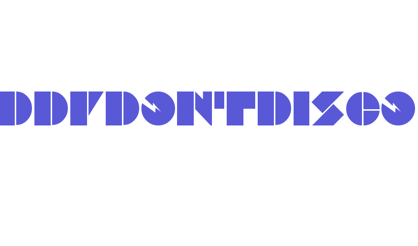 DaddyDontDisco Font