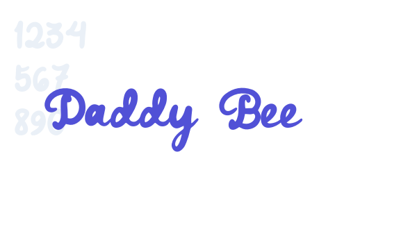 Daddy Bee font download