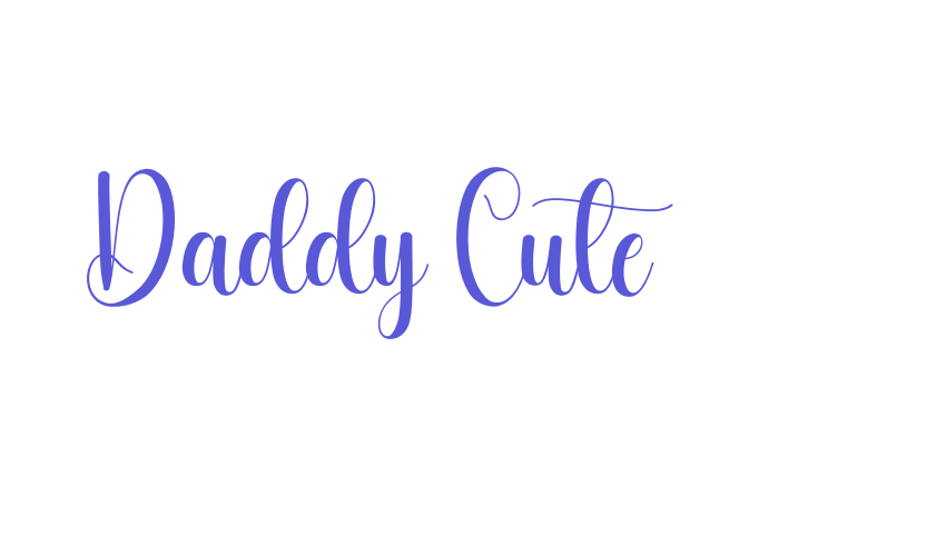 Daddy Cute Font Download