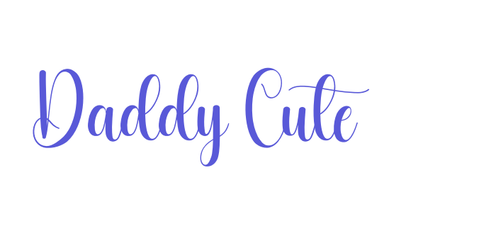 Daddy Cute Font Download