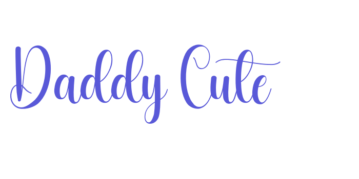 Daddy Cute Font