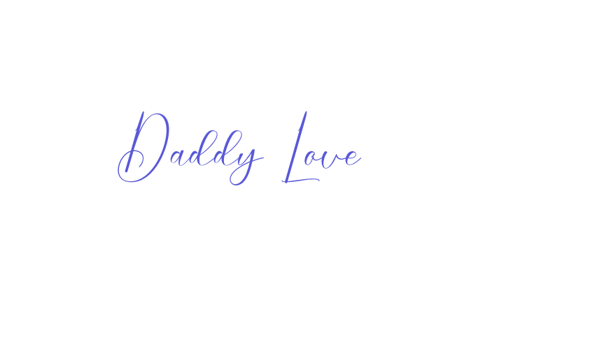 Daddy Love Font