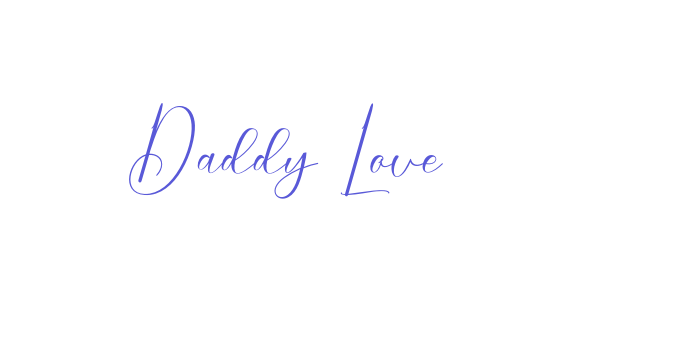 Daddy Love Font Download