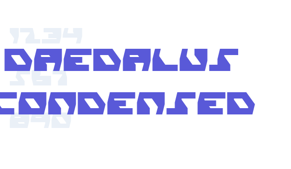 Daedalus Condensed font free