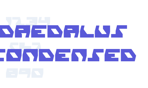 Daedalus Condensed Font