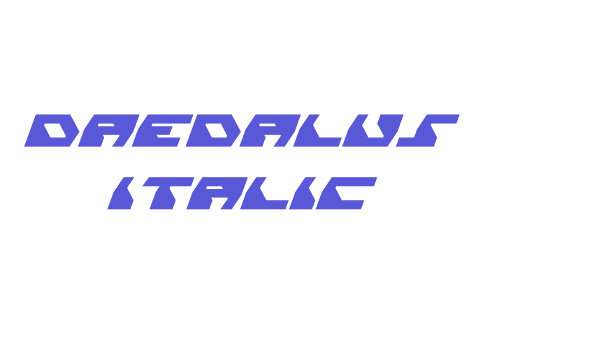 Daedalus Italic Font