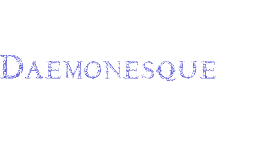 Daemonesque Font