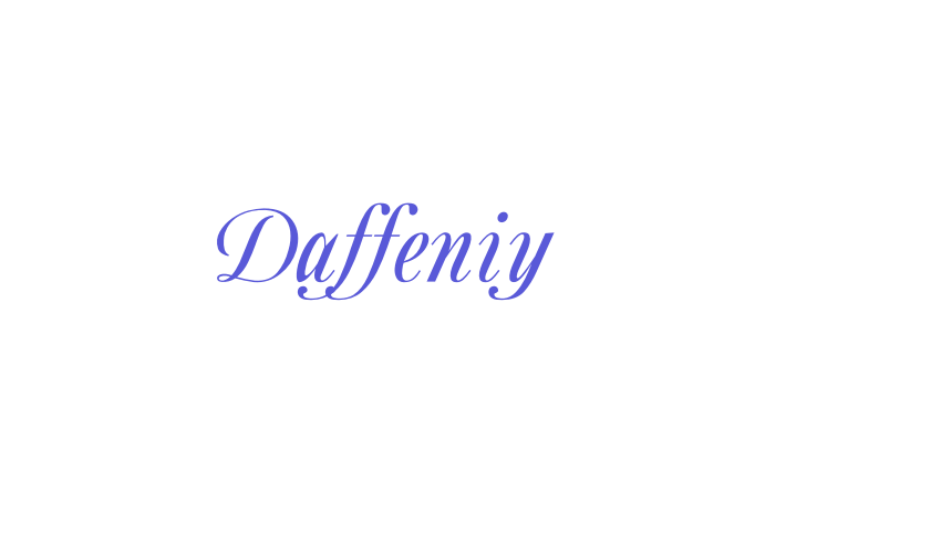 Daffeniy Font