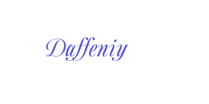 Daffeniy Font Download