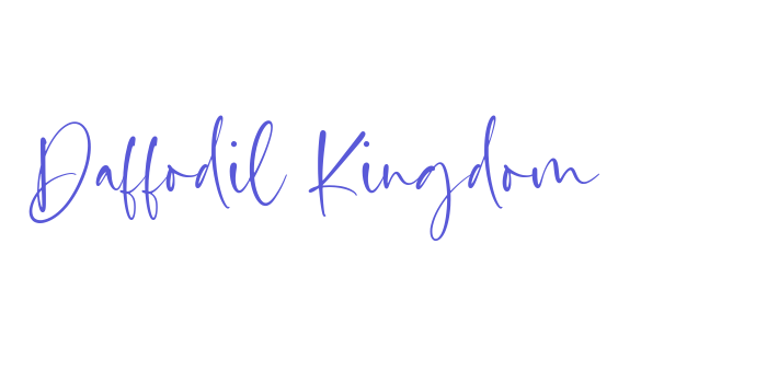 Daffodil Kingdom Font Download