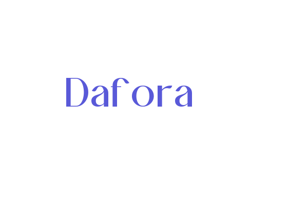 Dafora Font