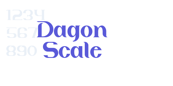 Dagon Scale font free