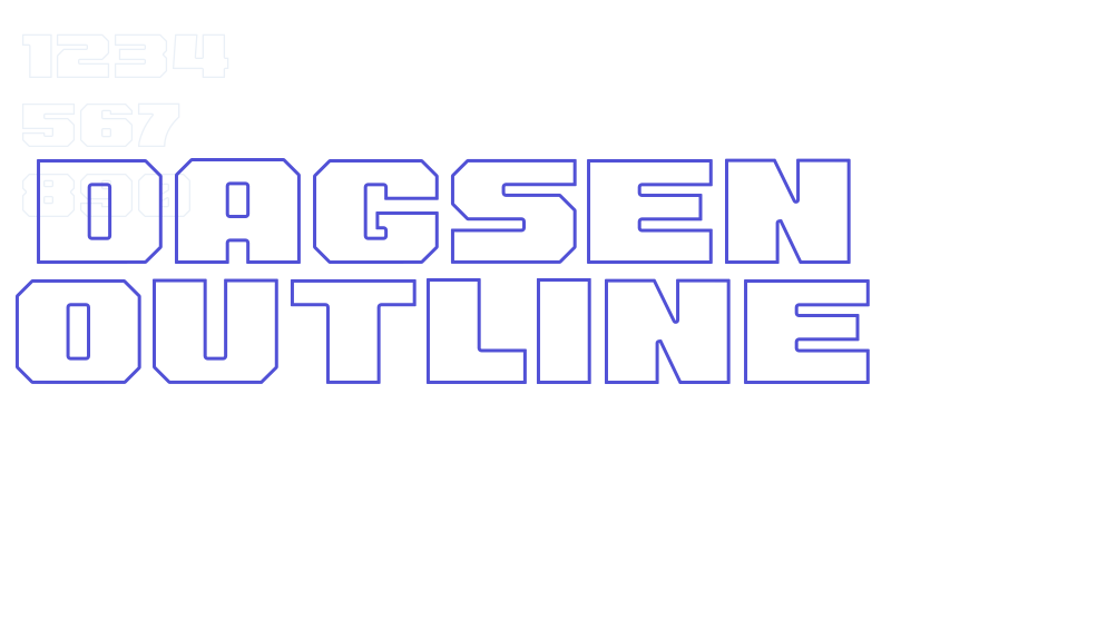 Dagsen Outline-font-download