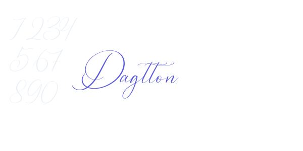 Dagtton font free