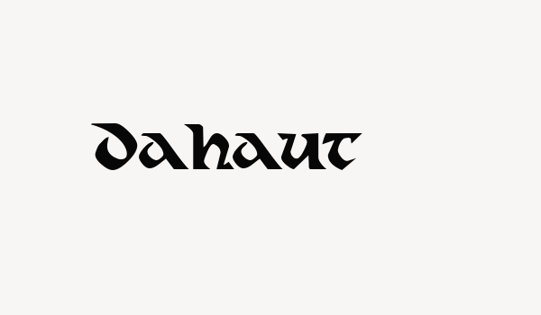 Dahaut Font