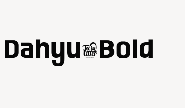 Dahyu-Bold Font