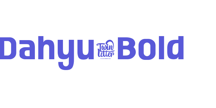 Dahyu-Bold Font