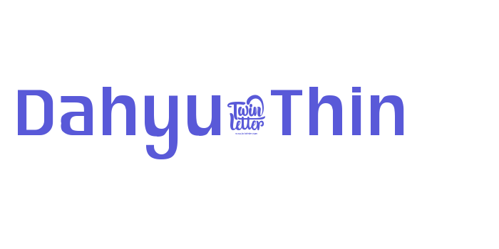 Dahyu-Thin Font Download