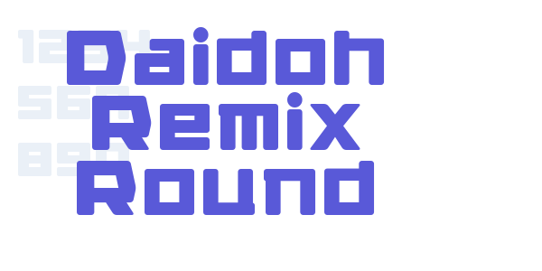 Daidoh Remix Round font free